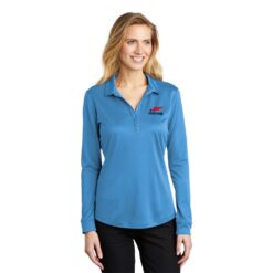 Port Authority ® Ladies Silk Touch™ Performance Long Sleeve Polo
