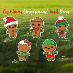 Gingerbread Men Yard Signs