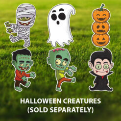 Halloween Creature Yard Signs