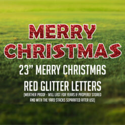 Merry Christmas Yard Letters
