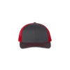 Charcoal/Red