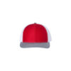 Red/White/Heather Grey