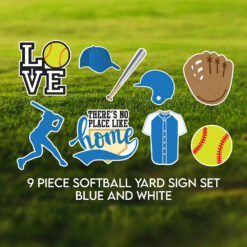 Softball Yard Sign Set
