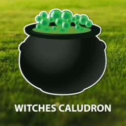 Witches Cauldron Yard Sign