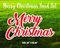 Merry Christmas Yard Sign