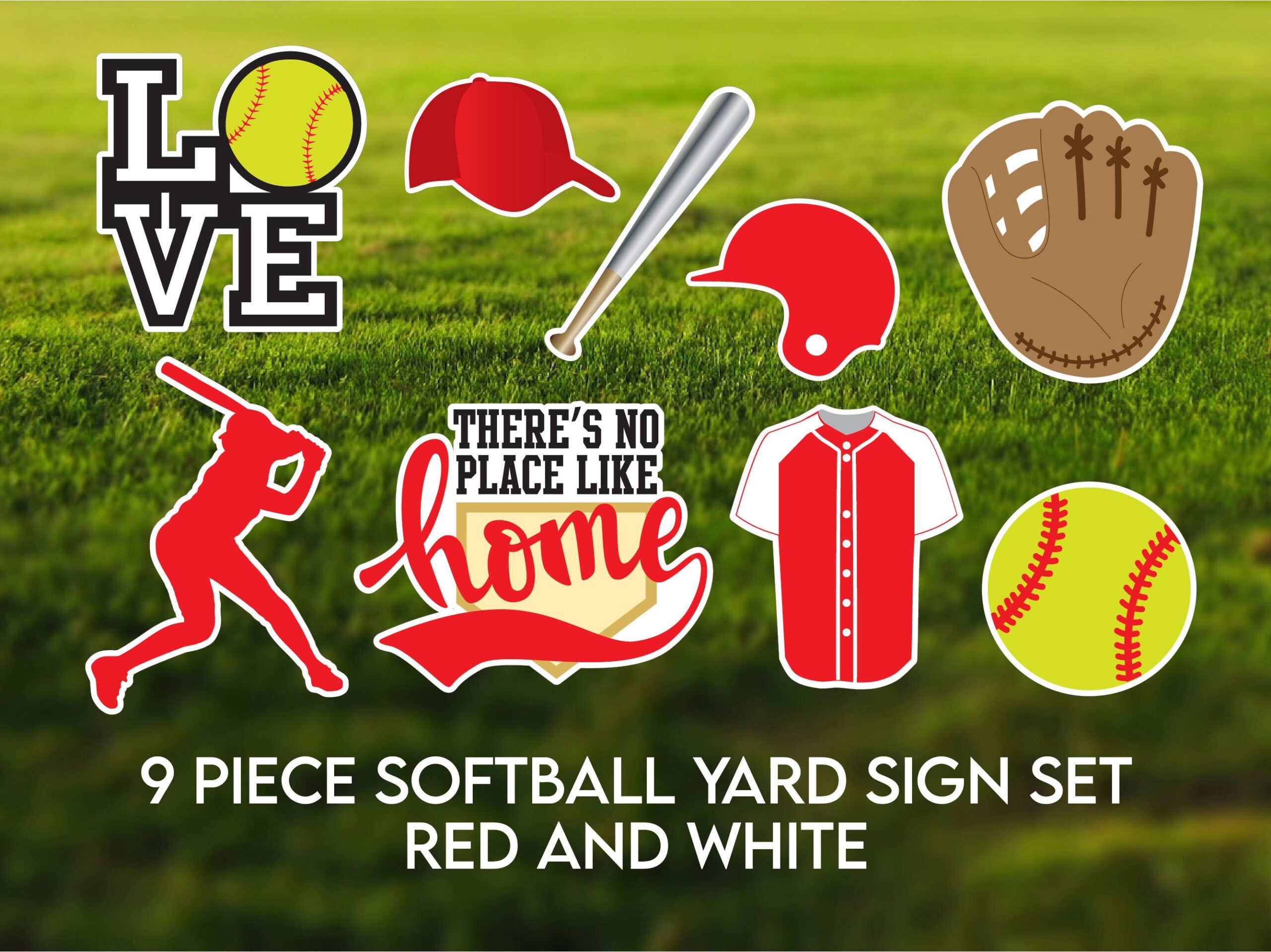 Softball Yard Sign Set | Buy Online at Flexpress