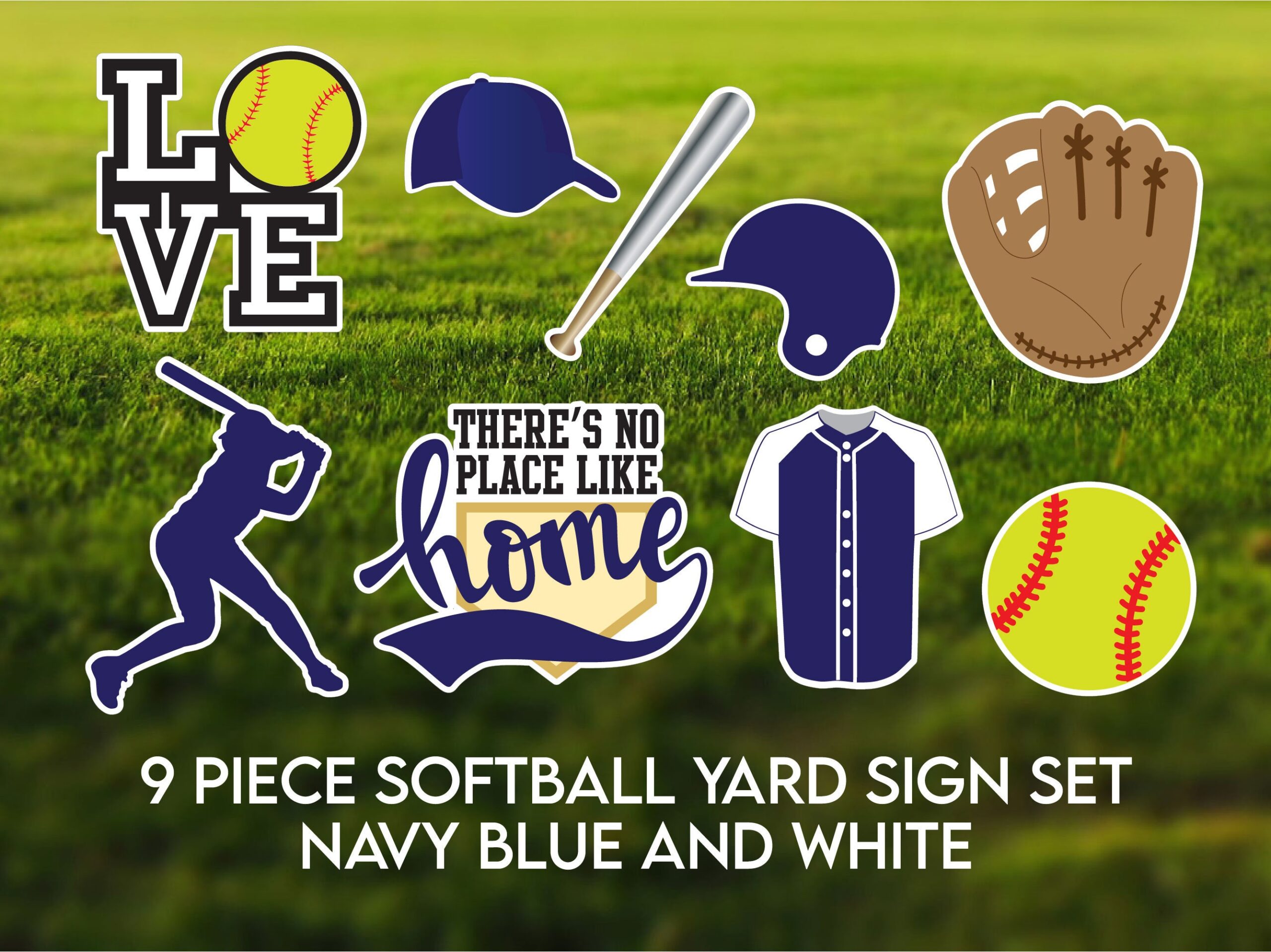 Softball Yard Sign Set | Buy Online at Flexpress