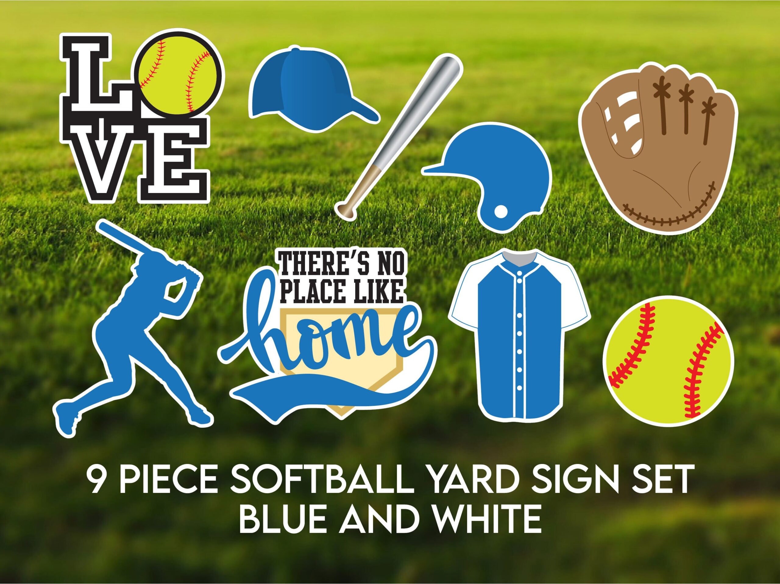 Softball Yard Sign Set Buy Online at Flexpress