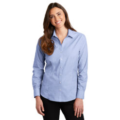Port Authority® Ladies Crosshatch Easy Care Shirt