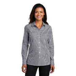 Port Authority Ladies Broadcloth Gingham Easy Care Shirt