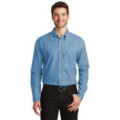 Port Authority® Long Sleeve Denim Shirt