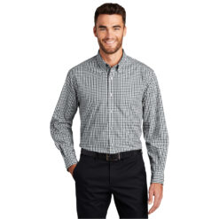 Port Authority Long Sleeve Gingham Easy Care Shirt