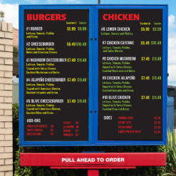 Backlit Menus