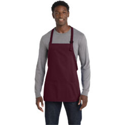A510 Port Authority® Medium-Length Apron with Pouch Pockets