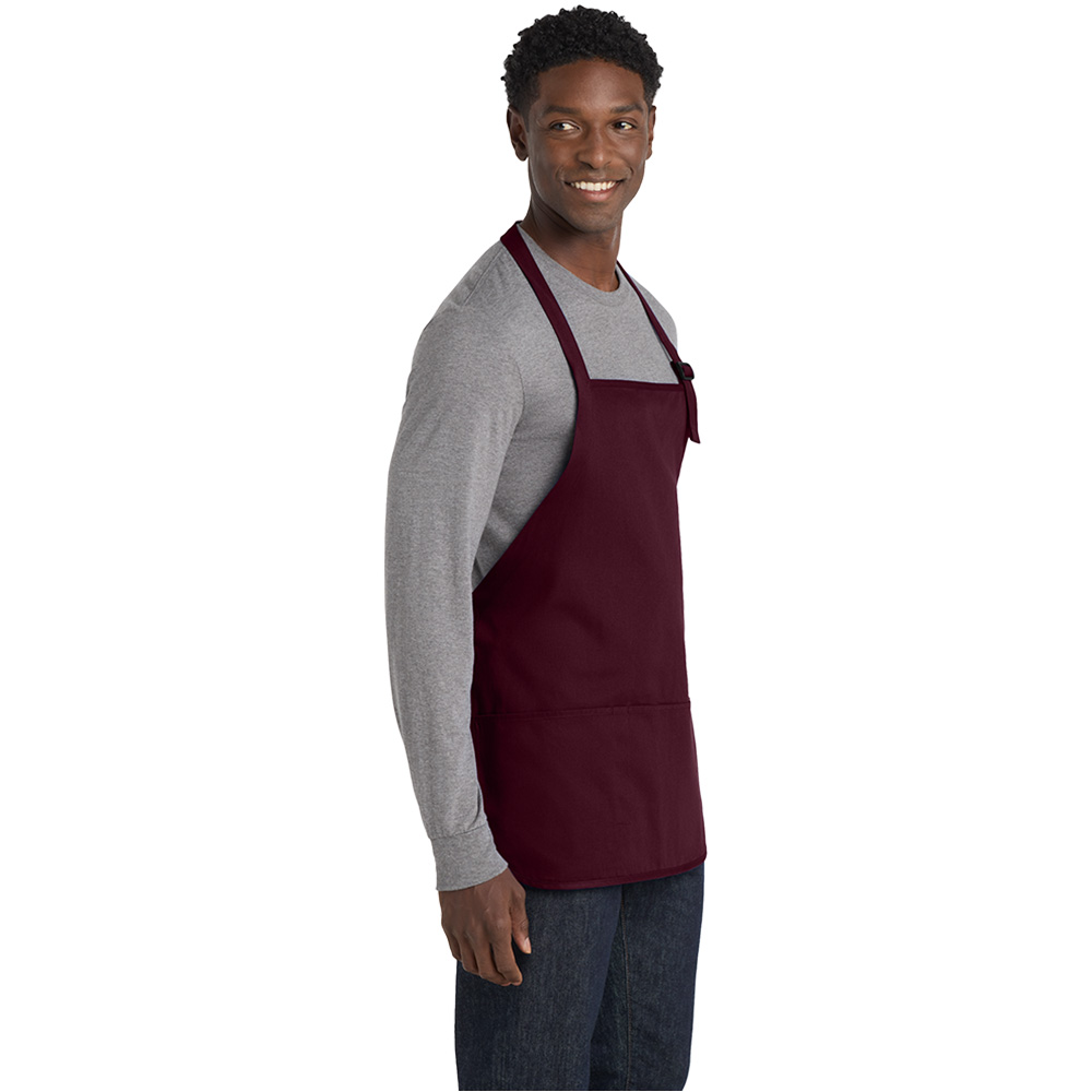 A510 Port Authority® Medium-Length Apron with Pouch Pockets - Image 3